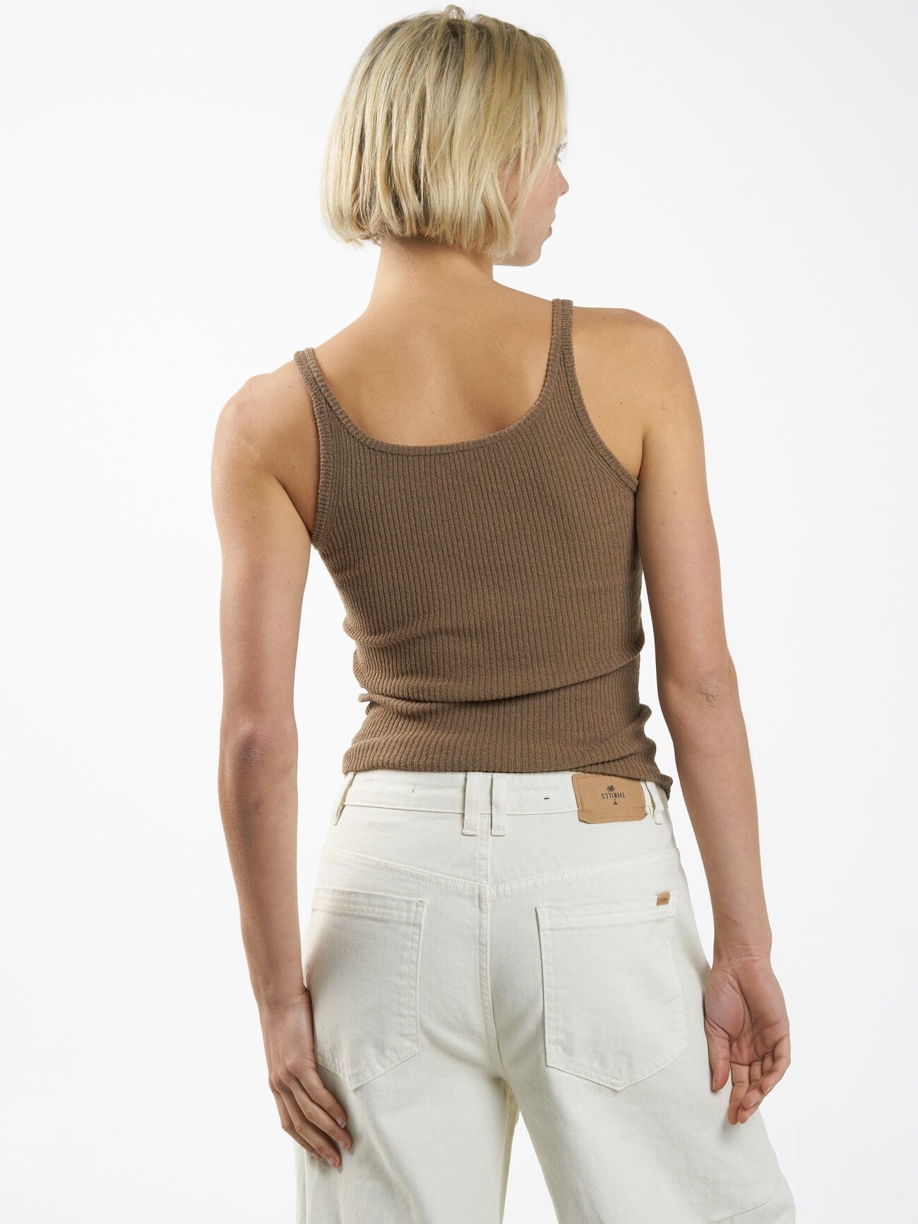 Langley Knit Tank - Mustard Gold - Image 2